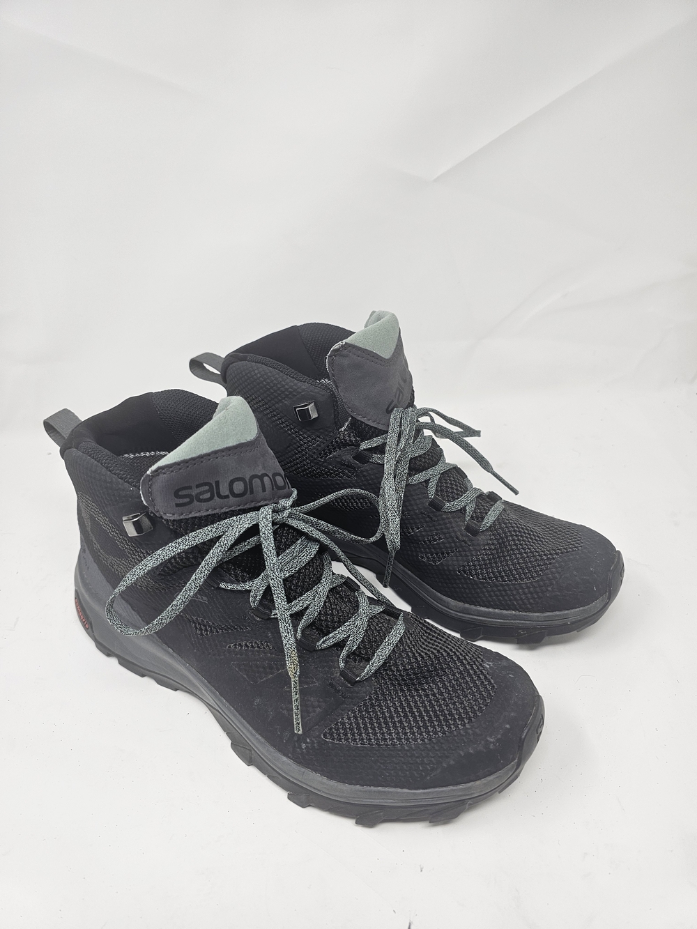 Salomon Boots OUTline MID GTX Black Magnet 404844 Women’s Size 9.5
